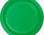 Green 9 Inch Paper Plates 24 Per Pack Green Party Tableware Decorations ... - $20.99
