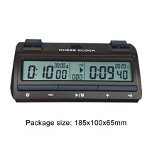 Professional Chess Clock Competition Digital Watch Count Up Down Timer for d Gam - £99.79 GBP