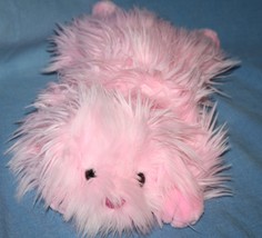 Ty Pinkys Classic Lil Gloss Dog 15&quot; Pink Plush Tummy Stuffed Animal Soft... - £9.46 GBP