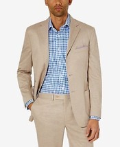 Tallia Mens Slim-Fit Knit Suit Separate Jacket in Cream-42R - £54.98 GBP