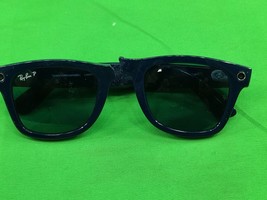 BROKEN RAY-BAN Stories Wayfarer Blue Smart Glasses RW4004-(FOR PARTS NON... - $50.94 CAD