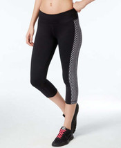 Ideology Colorblocked Cropped Leggings size X-Small Color Noir - £39.05 GBP
