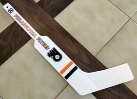 Vintage InGlasCo NHL Philadelphia Flyers White Plastic Mini Goalie Hocke... - €15,10 EUR