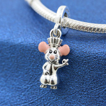 925 Sterling Silver Pixar Remy Dangle Charm Bead - £12.48 GBP