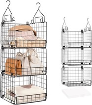 Granny Says 3 Tier Hanging Closet Organizers And Storage, Closet, Wall Storage - £32.41 GBP