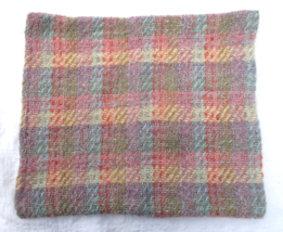 Helena Ruuth Tapestries Ireland Wool Tube Funnel Scarf Rainbow Plaid Vin... - £26.51 GBP