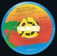 Joe Cocker Jennifer Warnes Up Where We Belong 45 rpm Sweet Lil Woman Canadian Pr - £3.10 GBP