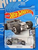 Hot Wheels 2021 Rod Squad Series #161 Bone Shaker Gray MoonEyes - £2.00 GBP