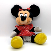 Minnie Mouse Plush Vintage Disneyland/ Disney World with Tag 12in 1970’s... - $17.40