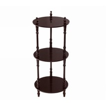 Frenchi 3 Tier Shelves In Cherry Finish - £58.34 GBP