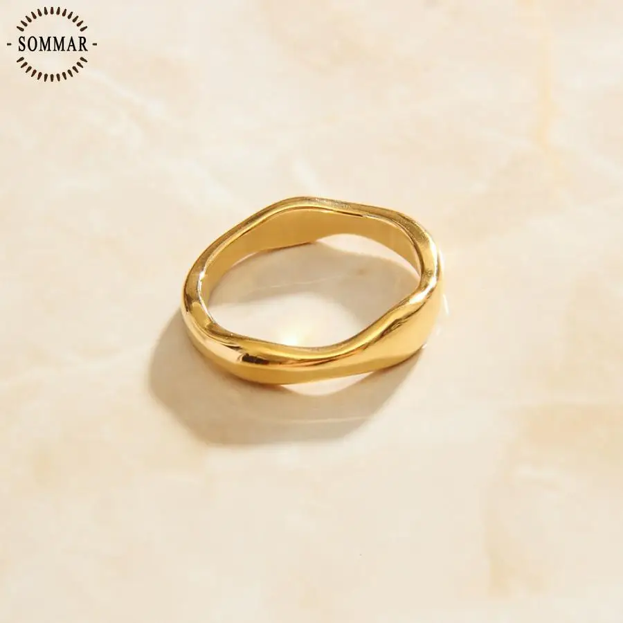 New 18KGP Gold plated size 6 7 8 Gentlewoman Joint Knuckle Rings Geometric Minim - £13.70 GBP