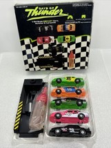 Vintage 1990 Days of Thunder 5x Diecast 1:64 Cars With Launcher And Fuel... - $23.09