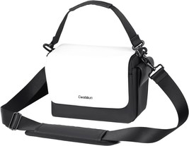 Cwatcun Waterproof Compact Single Shoulder Camera Bag Compatible With, White. - £38.51 GBP