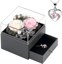 Mother&#39;s Day Gifts for Mom Her Wife, Preserved Rose Birthday Gifts for Women Mom - £29.19 GBP