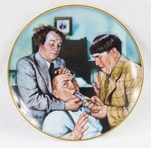 VINTAGE 1994 Three Stooges Yanks For the Memories Collector Plate Franklin Mint - $24.74