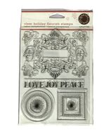 Holiday Stamps Martha Stewart Clear for Scrapbooking, Paper Craft, Card ... - $13.96 CAD