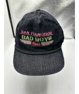 Vintage 1980&#39;s Corduroy San Francisco 49ers Hat/Cap Bad Boys Black - $235.33 CAD