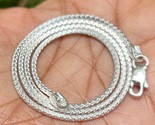 Chaîne de blé carrée en argent 999, longueur 16 pouces environ et poids ... - $45.78