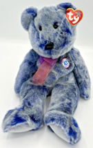 2001 Ty Beanie Buddy &quot;Periwinkle&quot; Retired Bear BB29 - £10.37 GBP