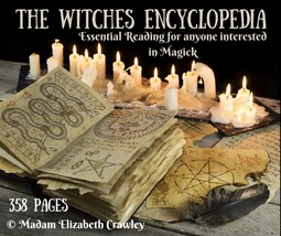 The Witches Encyclopedia Rare! 358 Pg E Book Priceless For Understanding Magick! - £39.96 GBP