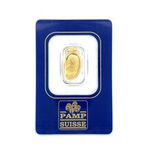 Pamp Suisse Lady Fortuna 1 Gramos Oro Fino (999.9) Ovalado Barra Colgante - $481.91