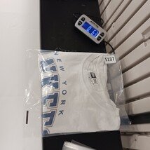 New Era Genuine Merchandise New York Yankees Mens L White Cotton Graphic T-Shirt image 9