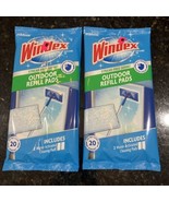 x2 Windex Glass Outdoor Refill Cleaning Pads - 602684 (2 Pads In Each Pack) - £34.44 GBP