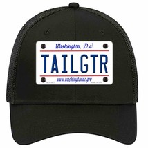 Tailgtr Washington DC Novelty Black Mesh License Plate Hat - £23.12 GBP