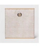 Room Essentials™ ~ 11&quot; Storage Bin ~ Polyester Cube ~ Tan ~ Cross Hatch ... - $556.39 MXN