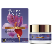 ARSY Rose &amp; Saffron 50 ml Relaxin Night cream serum 50ml Deep revitalisa... - £10.59 GBP