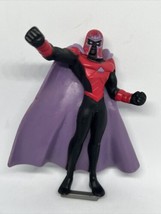 2001 Burger King Marvel X-Men Evolution Magneto Purple Cape Action Figure Masked - £7.47 GBP