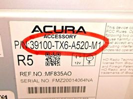 16-17-18 ACURA ILX     RADIO/AM-FM/AUDIO/RECEIVER/CD/DISPLAY/ W/O NAVIGATION image 3