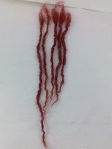 100% Cheveux Humains Serrures Main Dreadlocks 5 Pièces Rouge Extensible Jusqu&#39;À - £40.48 GBP