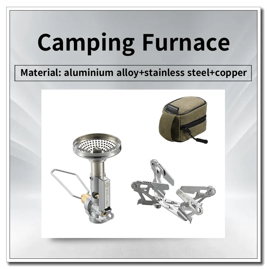 CAMPINGMOON Outdoor Split-type Camping Furnace Separated Gases Furnaces Hiking - £15.49 GBP+