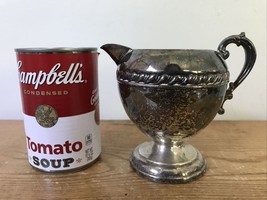 Vtg Antique Silver on Copper Silverplate Creamer Milk Serving Bowl Pitch... - £37.47 GBP