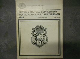 1989 Harley Davidson FLHTP FXRP fxrp CHP Version Service Manual Supplement NEW - $101.36