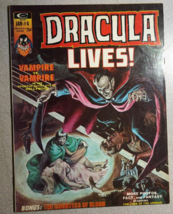 Dracula Lives #4 (1974) Marvel Comics B&amp;W Magazine VG+/FINE- - £23.35 GBP