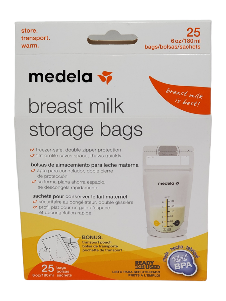 MEDELA Breast Milk Storage Bags 25 Count ~ Mom Breastfeeding ~ New / Sealed - $10.36