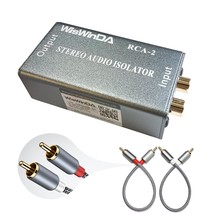 Rca Ground Loop Isolator Noise Filer Aluminum Shell Quality Hum Eliminat... - £59.38 GBP