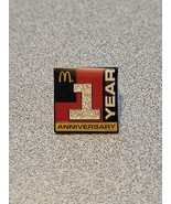McDonalds Employee Crew 1 Year Service Lapel Pin! - €4,81 EUR