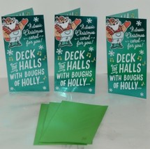 Hallmark XMH 182 1 Lumber Jack Santa Christmas Gift Card Holder Package 3 - £8.45 GBP