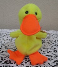 Ty Beanie Baby Quackers The Duck 4th Generation 3rd Tush Tag No Star USED - £8.73 GBP