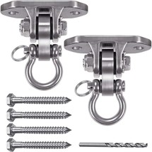 Ioh 2 Pcs Heavy Duty Swing Hangers, Playground Porch Yoga, 180° Silent S... - $43.92
