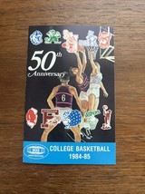 1984-85 MSG College Basketball Schedule Big East, Norte Dame Ewing Georg... - €8,71 EUR