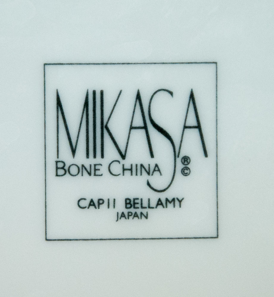 Mikasa Bellamy Large Rim Soup Bowl 9" Gold Rim Pink Calla Lily Cap II Mint Item image 3