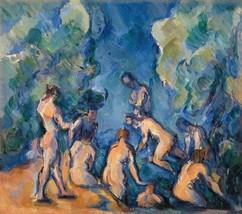 12553.Room Wall Poster.Interior art design.Paul Cezanne painting.The Bathers - £12.73 GBP+