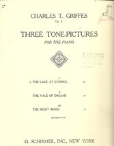 The Lake at Evening from Three Tone-Pictures for the Piano (Opus 5) [She... - $6.19