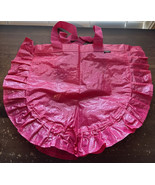 SOLD OUT RARE Zandra Rhodes hot pink IKEA Karismatisk large ruffle tote bag - £42.65 GBP