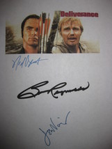 Deliverance Signed Film Movie Screenplay Script X3 Autograph Burt Reynolds Jon V - £15.84 GBP