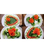 Fruit Vegetable Slicer Kitchen Supplies Roll Flower Decorative Cutter Sl... - £13.35 GBP